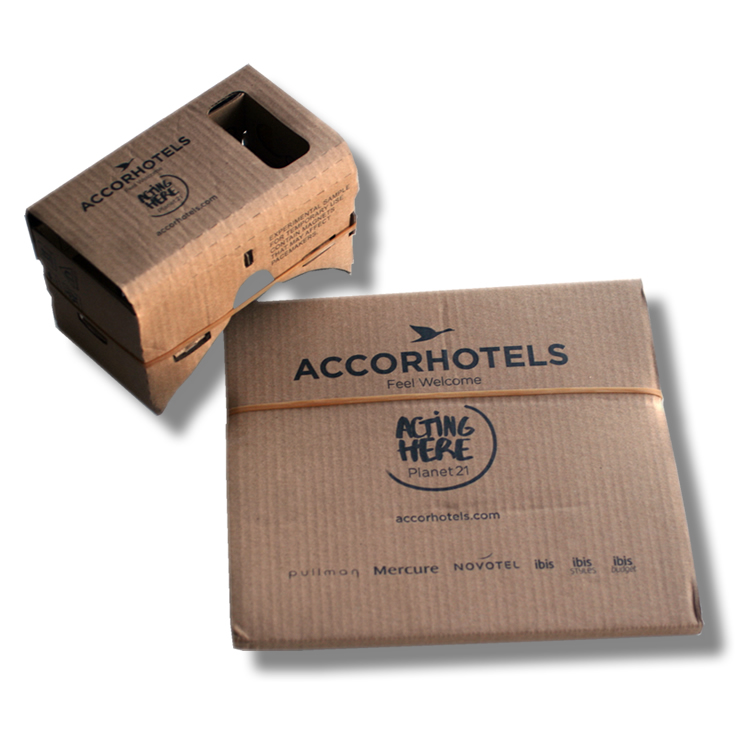 Cardbaord VR accor hotels