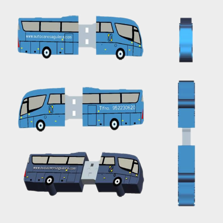 USB con forma de autobús