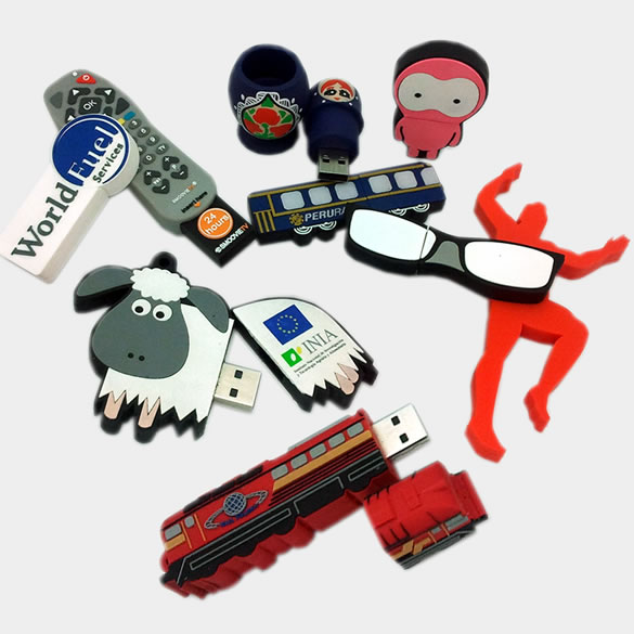 Memorias usb con formas personalizadas